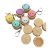 Creative colorful cartoon steamed buns, small steamed buns, key chains, cute pendants, children's gifts, accessories, trendy and fashionable Item Picture